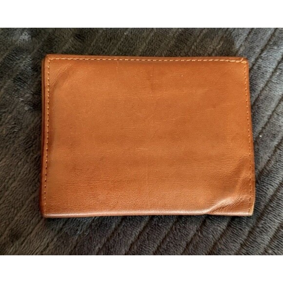 CHRISTIAN DIOR  Bifold Small Brown Leather Wallet Very Good Condition - Picture 4 of 6